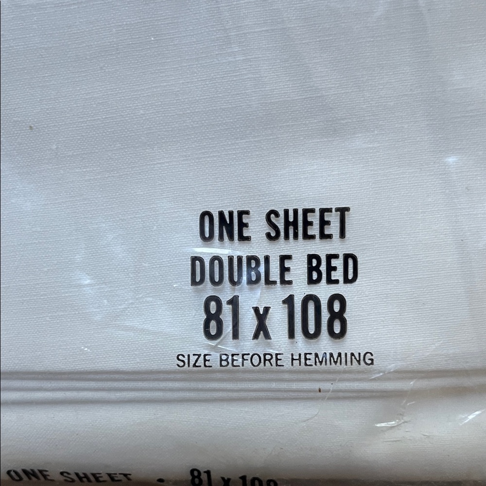 Lady Pepperell Fine Muslin White Sheet - Picture 3 of 3